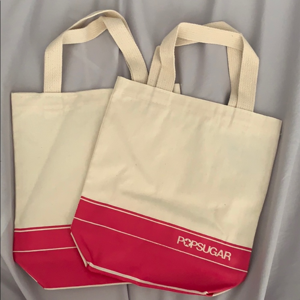 PopSugar Mini Canvas Totes (2)